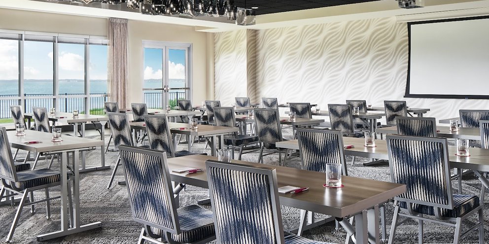 Meeting room setup at Ocean City conference center | BayVista Event Center