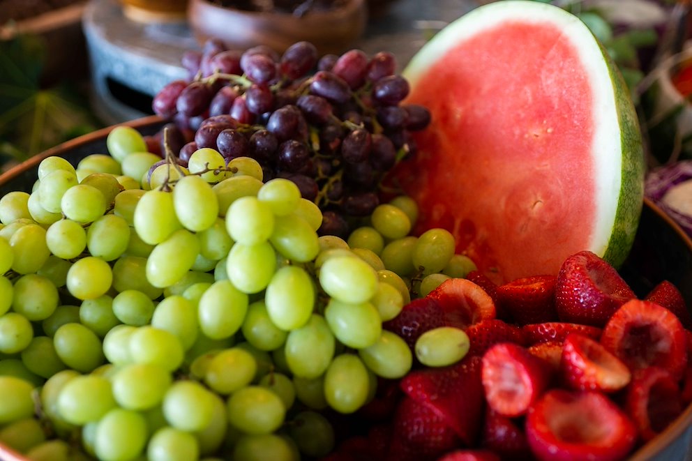 Fresh fruit table at Ocean City event venues | BayVista Event Center