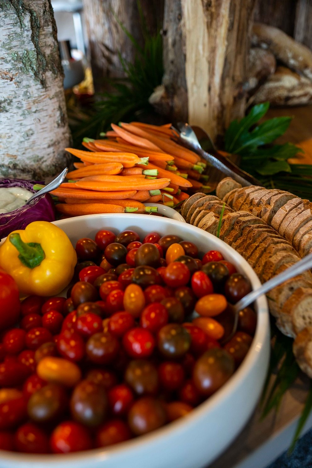 Fresh vegetables at Ocean City MD wedding venues | BayVista Event Center