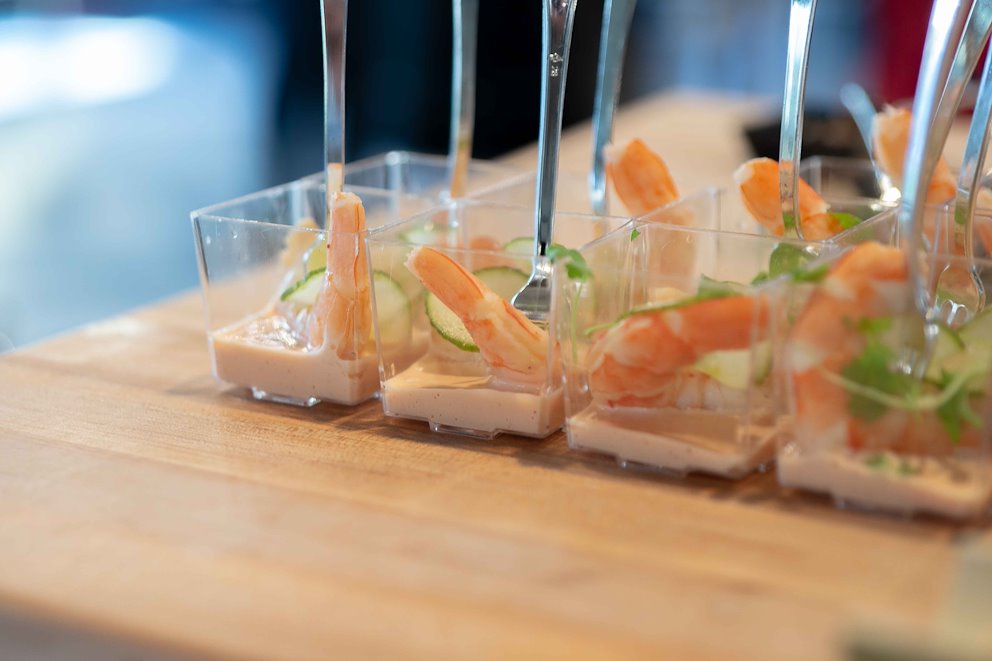 Cocktail shrimp at party venues in Ocean City MD | BayVista Event Center