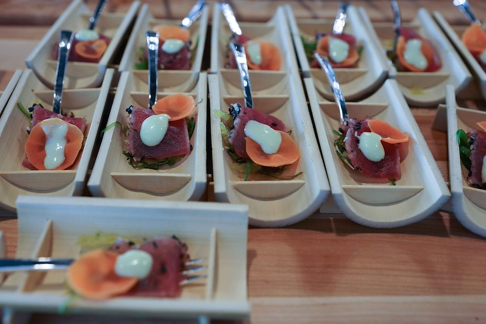 Small plates at Ocean City MD wedding venues reception | BayVista Event Center