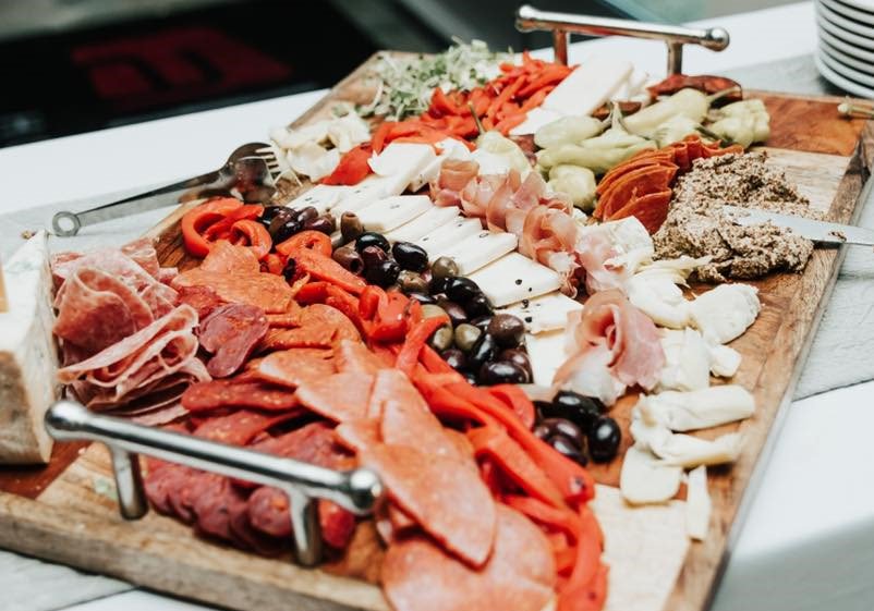 Charcuterie board at waterfront wedding venues Ocean City Maryland | BayVista Event Center